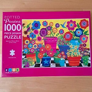 Jigsaw Puzzle - 1000 Pieces - Potted Posies